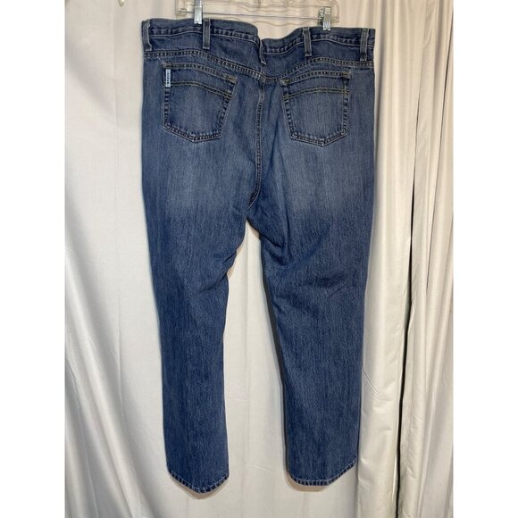 Mens Cinch Blue Jeans 44x30 Relaxed Fit 100% Cotton Denim Straight Leg Made In M - Picture 6 of 6